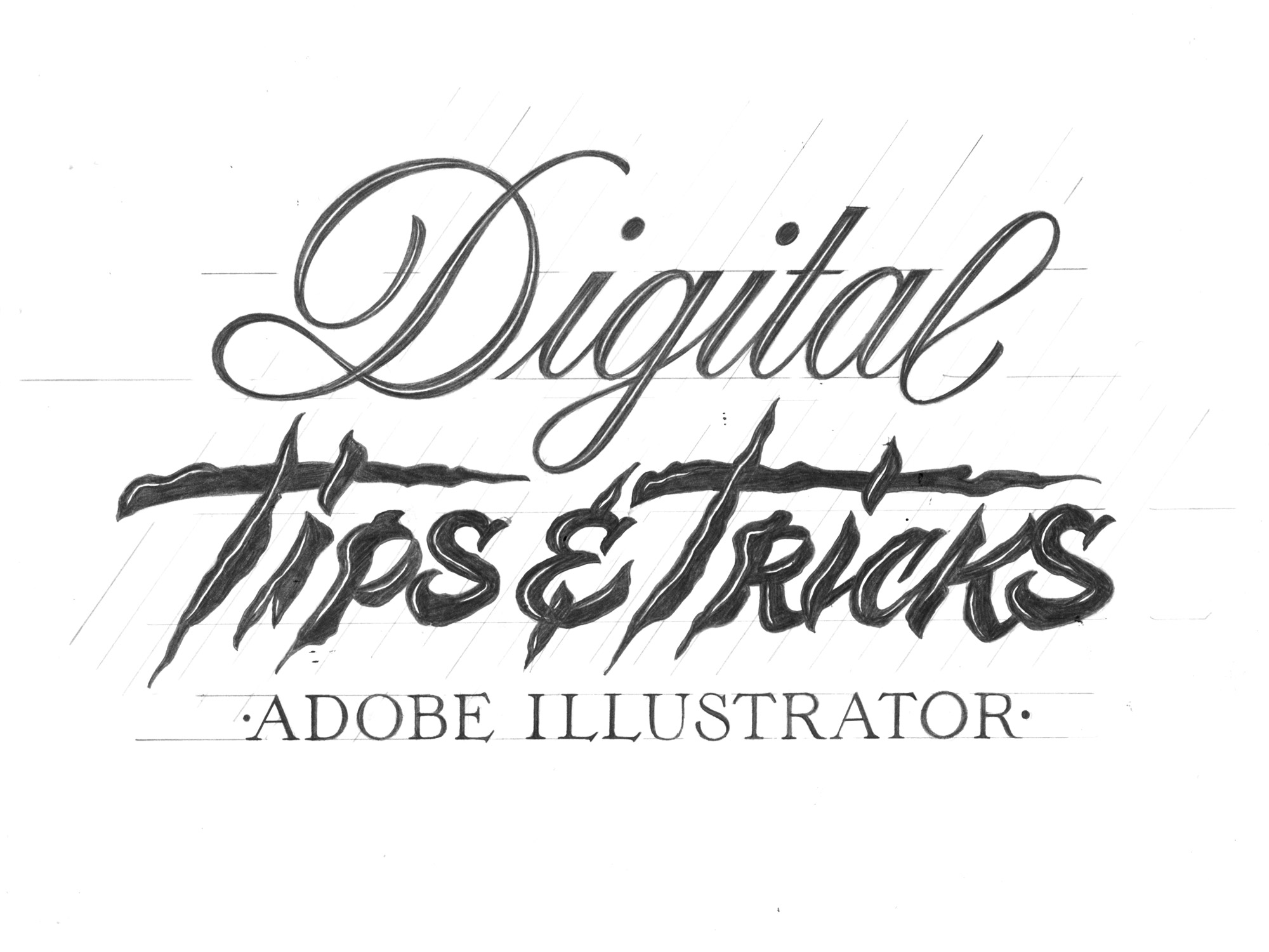 digital tips and tricks for hand lettering in adobe illustrator