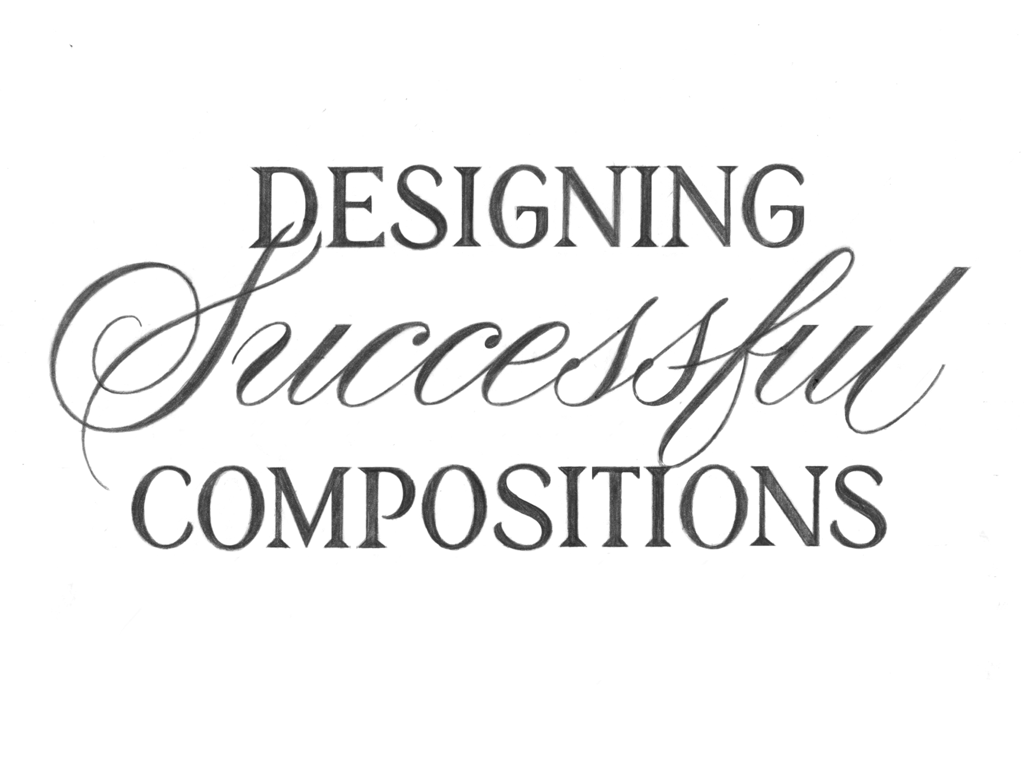 designing hand lettering compositions pies brand tutorial