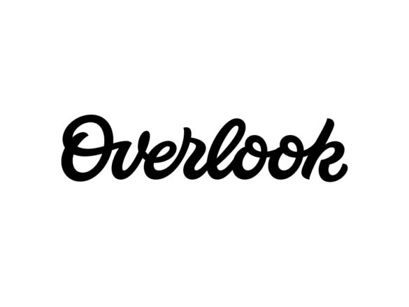 overlook portland hand lettering logo design by pies brand