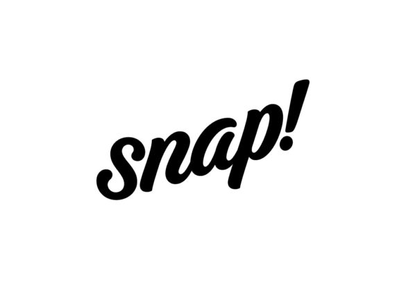 snap logotype design